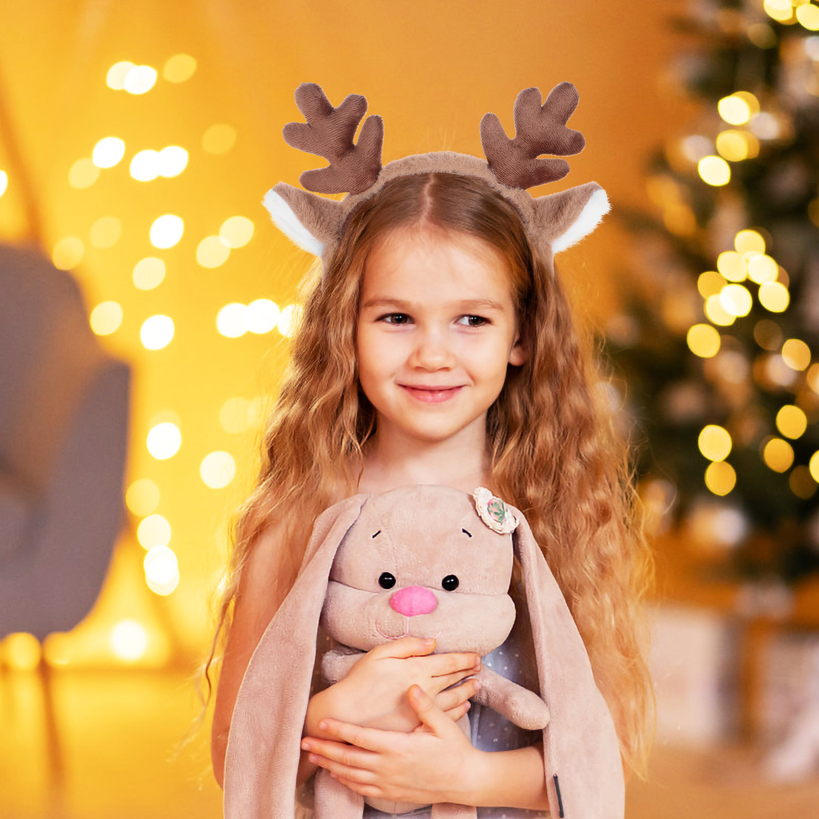 Reindeer Antlers Headband - Tiara de Natal com Design de