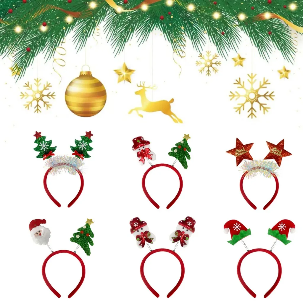 10 pçs natal hairband chifres  - Reindeer Antlers Headband avaliação e preço