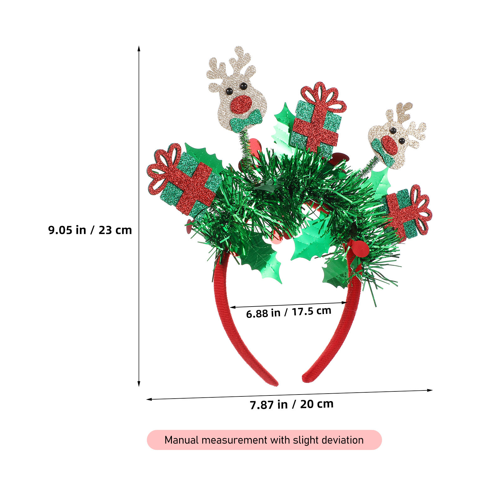 Conjunto de 4 Faixas de Cabelo - Reindeer Antlers Headband avaliação e preço