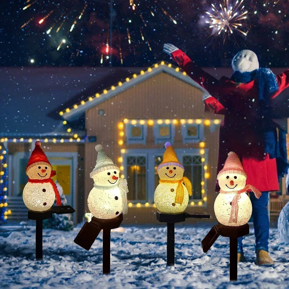 Luz Solar de Jardim em Forma d - Christmas Lights Outdoor avaliação e preço
